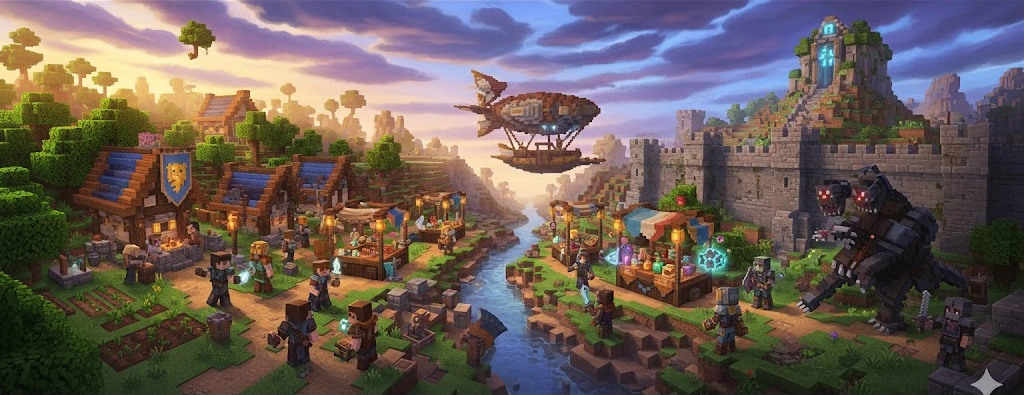 Serveur Hytale semi-RP Varyon avec factions et système d'extraction